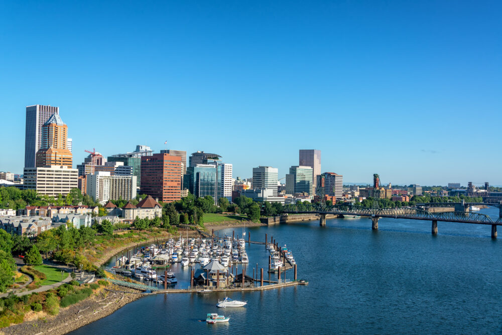 downtown Portland, Oregon