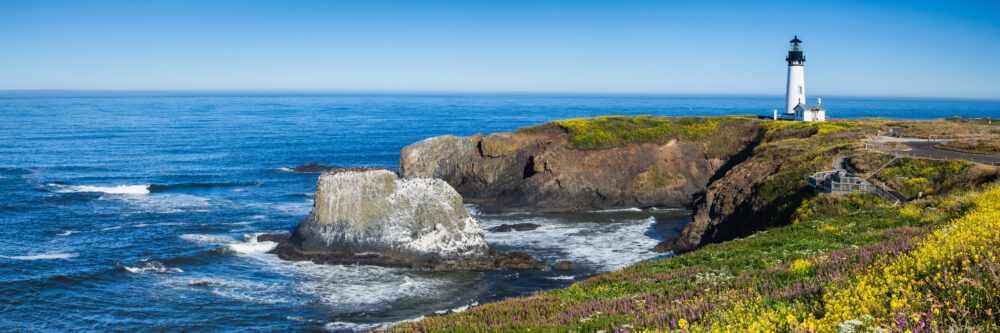 Yaquina Head Lighthouse, Oregon, Usa